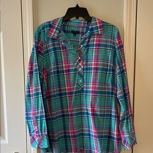 Chaps Multicolor Plaid Shirt